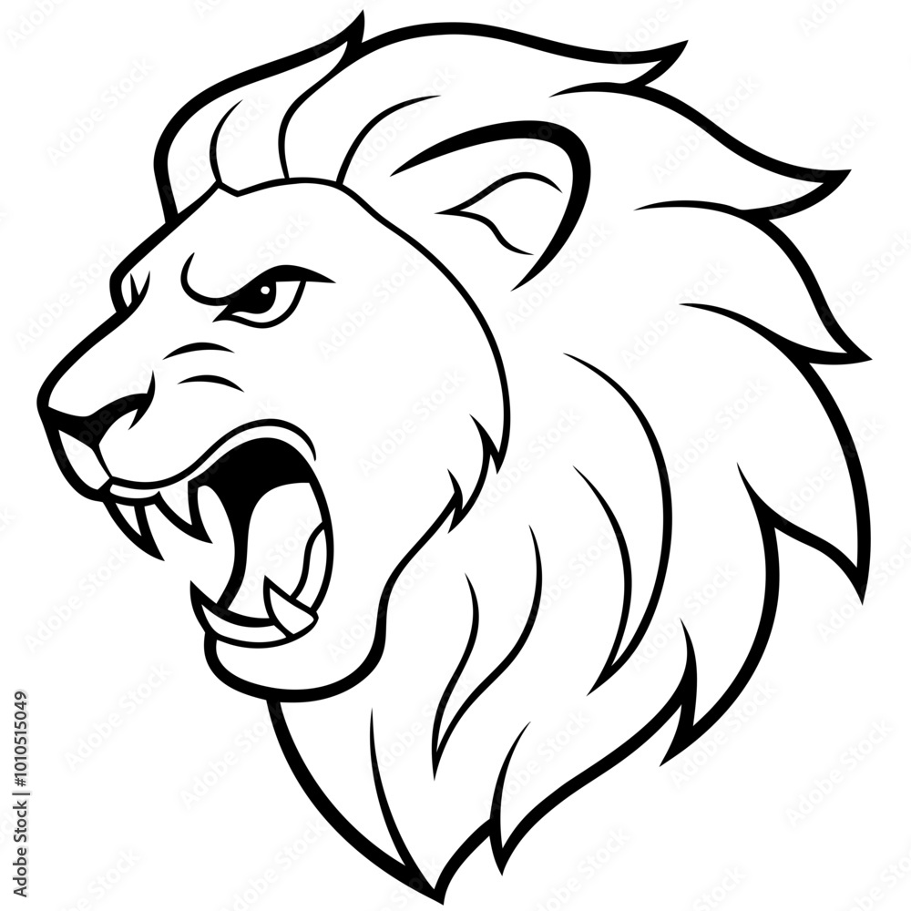 Bold Lion Roaring Loudly with Bared Teeth Vector Illustration Embodying Strength and Fearlessness
Bold Lion Roaring Loudly with Bared Teeth Vector Illustration Embodying Strength and Fearlessness