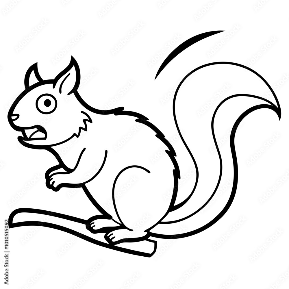 An Angry Squirrel with Bushy Tail Vector Illustration for Wild Animal Art Enthusiasts
An Angry Squirrel with Bushy Tail Vector Illustration for Wild Animal Art Enthusiasts