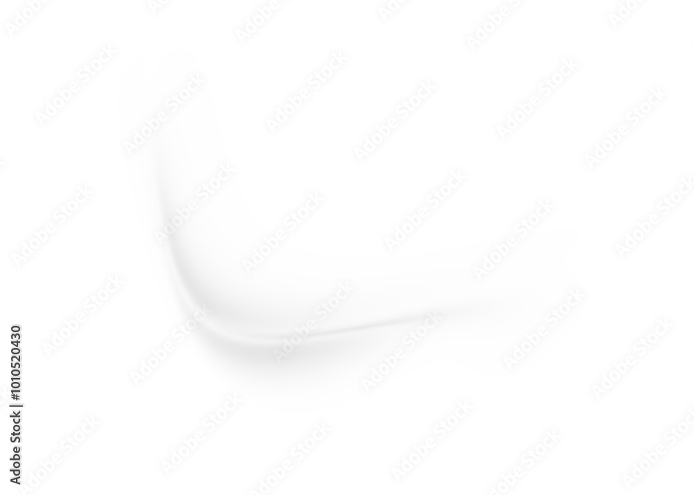 Abstract white gradient wave on transparent background. Dynamic white gradient wave design element. Abstract white gradient wave on transparent background. Dynamic white gradient wave design element.