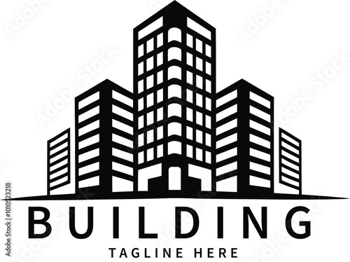 Real estate building logo design