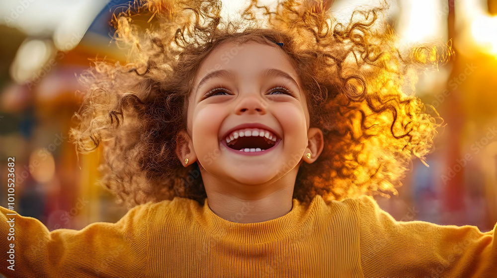 The Joy of Childhood: A Little Girl's Unbridled Happiness The Joy of Childhood: A Little Girl's Unbridled Happiness