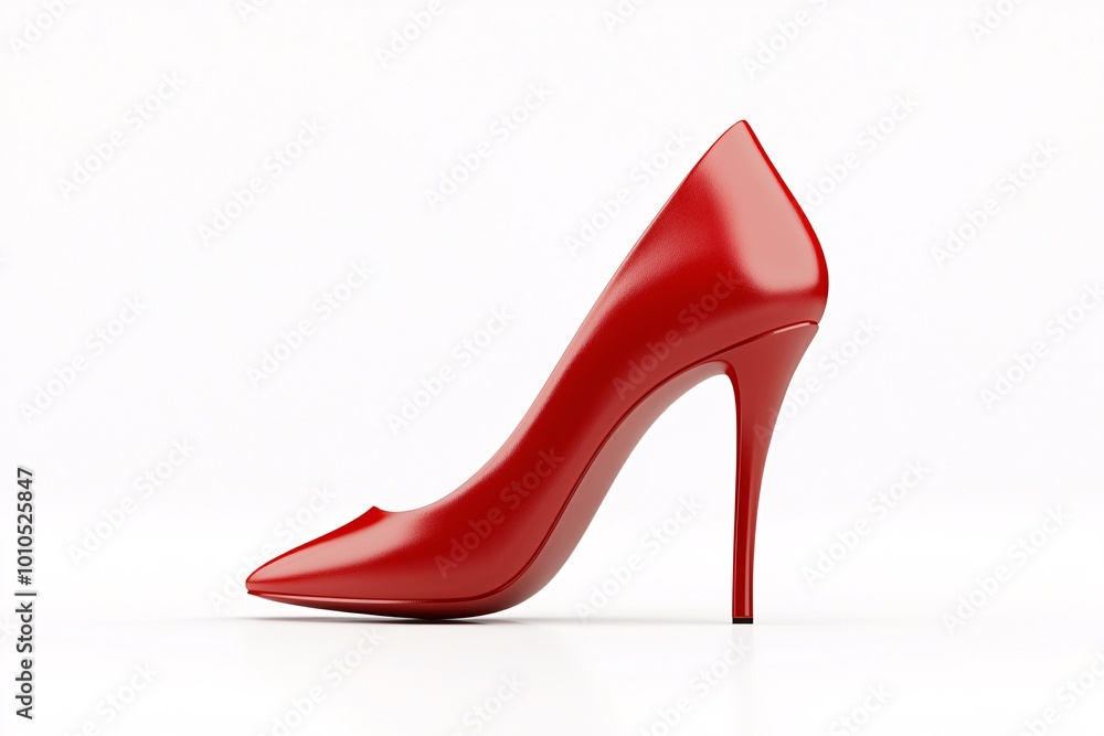 Chic high-heeled shoe mockup on a clean backdrop, ideal for fashion promotions or presenting your creative concepts. Chic high-heeled shoe mockup on a clean backdrop, ideal for fashion promotions or presenting your creative concepts.