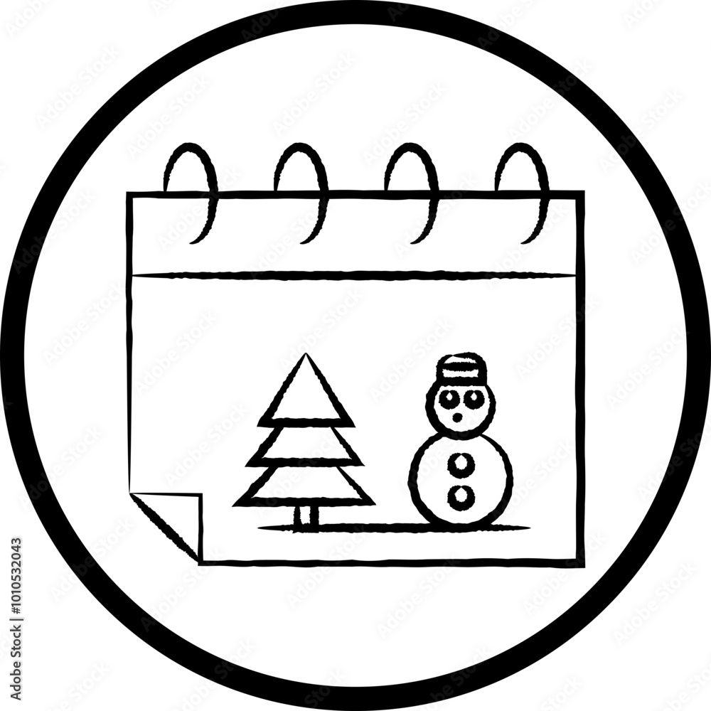 Christmas, New Year Vector Icon element, Isolated white background Christmas, New Year Vector Icon element, Isolated white background