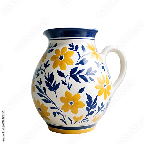 A ceramic pitcher photo