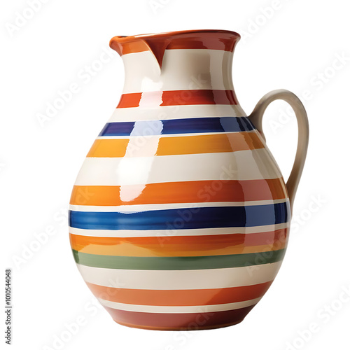 A ceramic pitcher photo