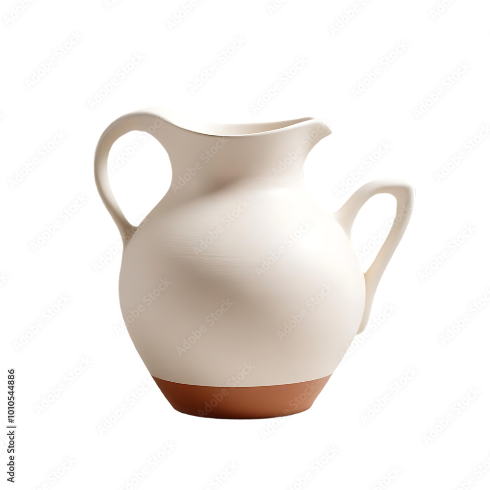 A ceramic pitcher A ceramic pitcher