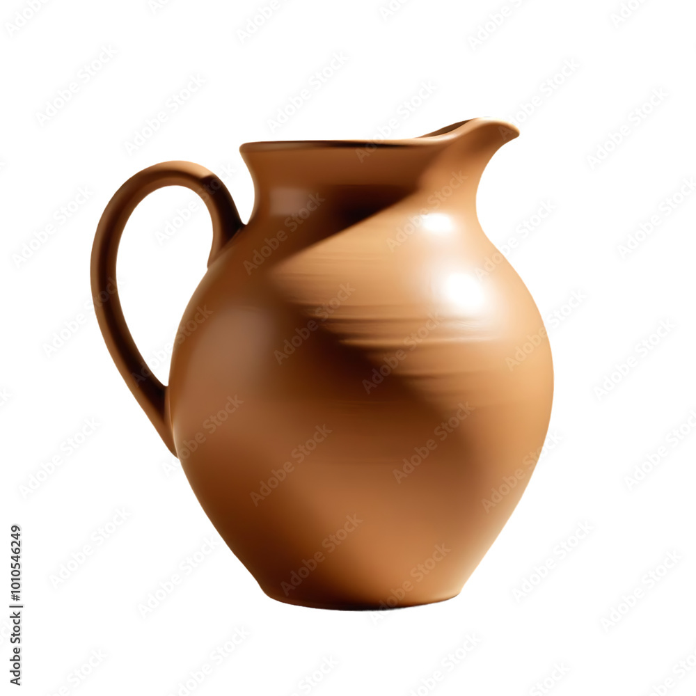 A ceramic pitcher A ceramic pitcher