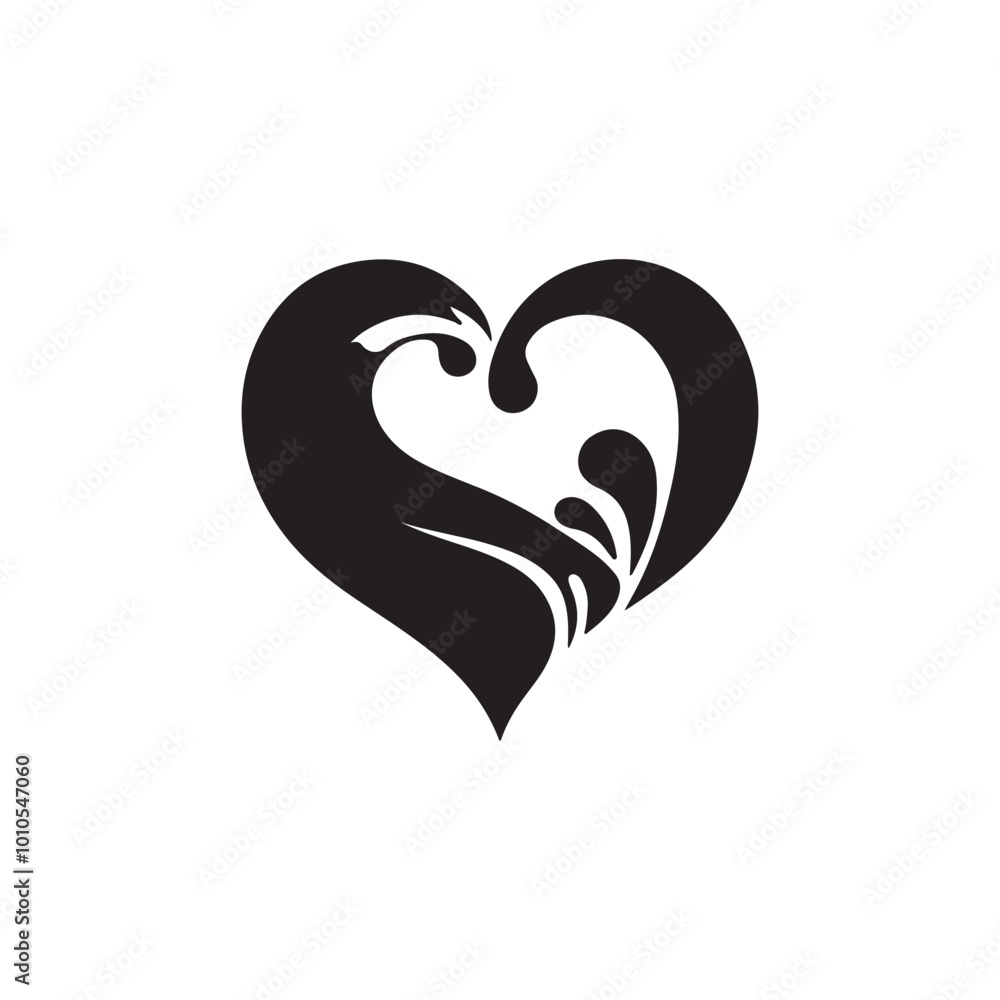 Curve Love Shape Silhouette Icon - A Modern and Elegant Vector Symbol of Love, Perfect for Use in Digital Media, Branding, or Romantic-themed Design Projects like Weddings and Anniversaries.
Curve Love Shape Silhouette Icon - A Modern and Elegant Vector Symbol of Love, Perfect for Use in Digital Media, Branding, or Romantic-themed Design Projects like Weddings and Anniversaries.