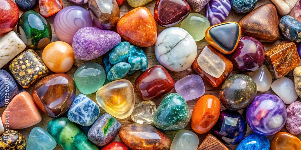 Beautiful Tumbled Gemstone Collage with Names for Healing, Decoration, and Crystal Collection Enthusiasts Beautiful Tumbled Gemstone Collage with Names for Healing, Decoration, and Crystal Collection Enthusiasts