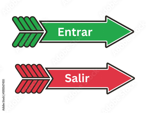 Spanish Navigation Made Simple: Entry and Exit Arrows