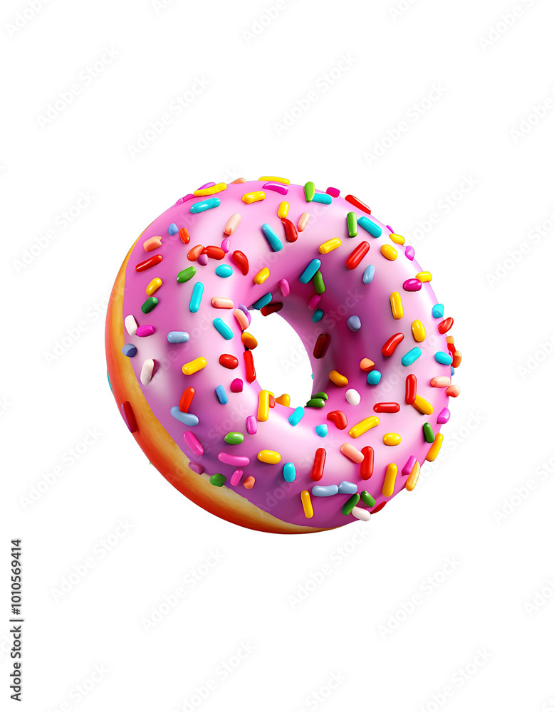 A DONUT WITHOUT BACKGROUND A DONUT WITHOUT BACKGROUND