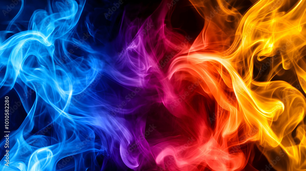 Abstract Colorful Smoke Abstract Colorful Smoke