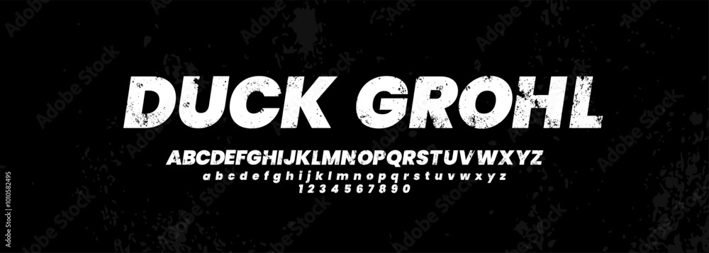 Photography Grunge Texture font
