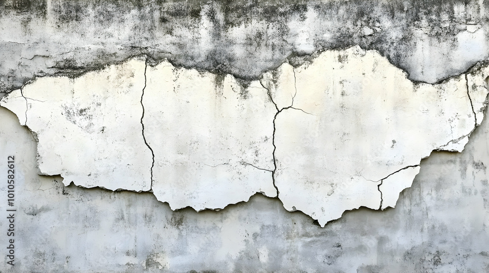 Obraz premium Cracked and weathered wall texture