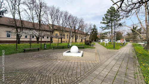 spring in rural village Backi Petrovac, Vojvodina photo