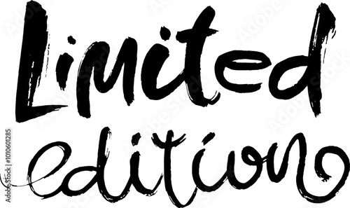 Limited Edition Dry Brush Modern Lettering Design.