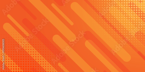 Abstract orange gradient background with halftone 
effect. abstract geometric layer for dynamic backdrop modern design. Modern wallpapers. Suitable for templates sale banners,events,ads,web and pages.