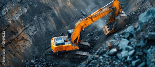 Heavy Machinery in Mineral Processing Area