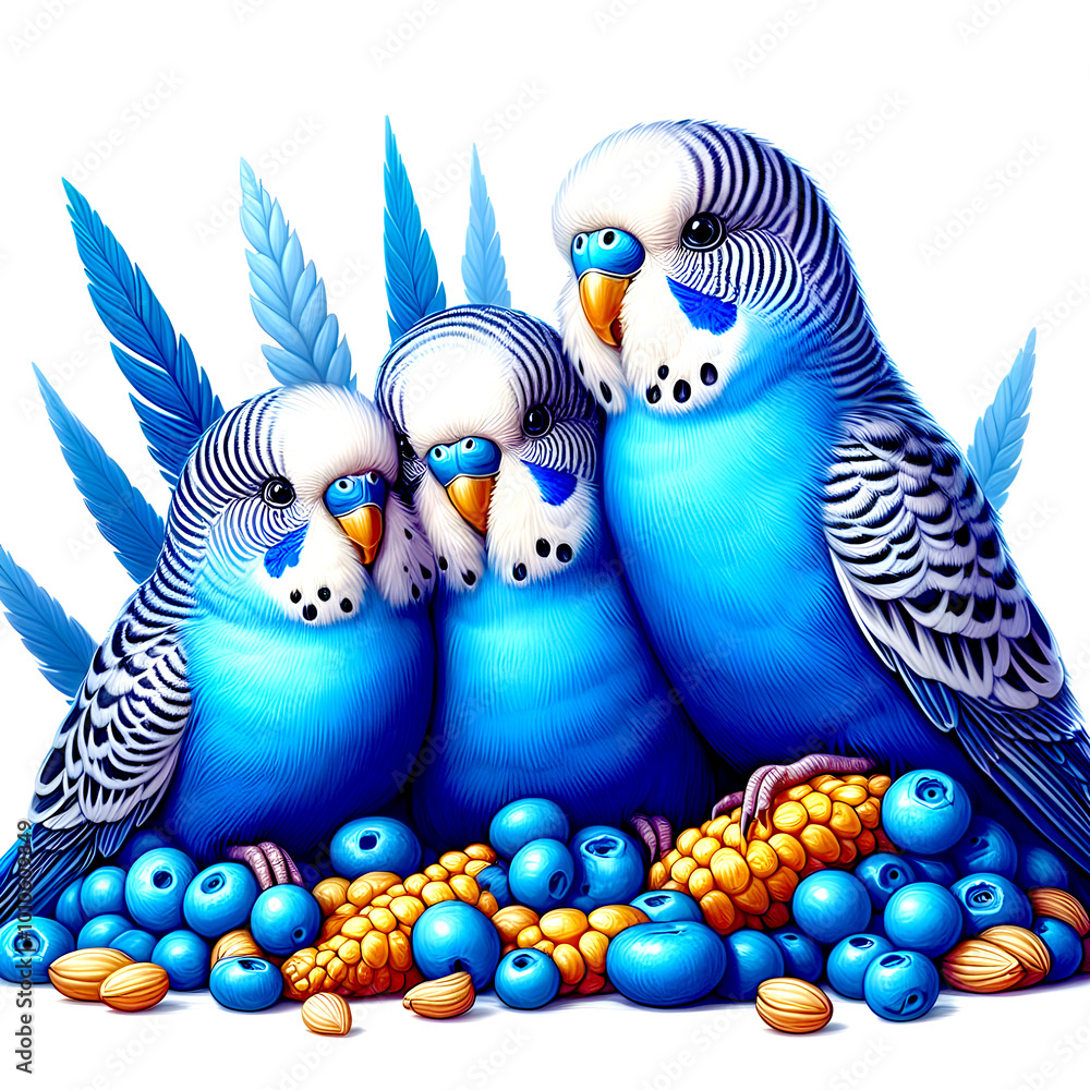 Fototapeta premium bird budgerigar 