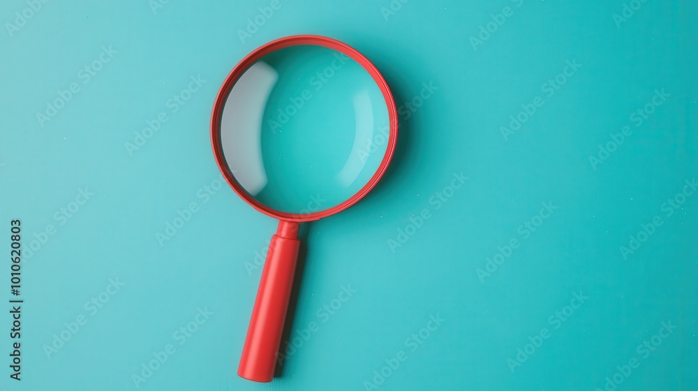 Red Magnifying Glass on Blue Background Search Explore Discover Red Magnifying Glass on Blue Background Search Explore Discover