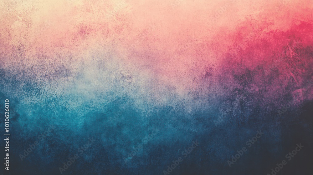 Abstract blue and pink watercolor background with textured, grainy, mottled effect. Abstract blue and pink watercolor background with textured, grainy, mottled effect.