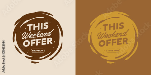 Set of vintage labels for greetings and promotion