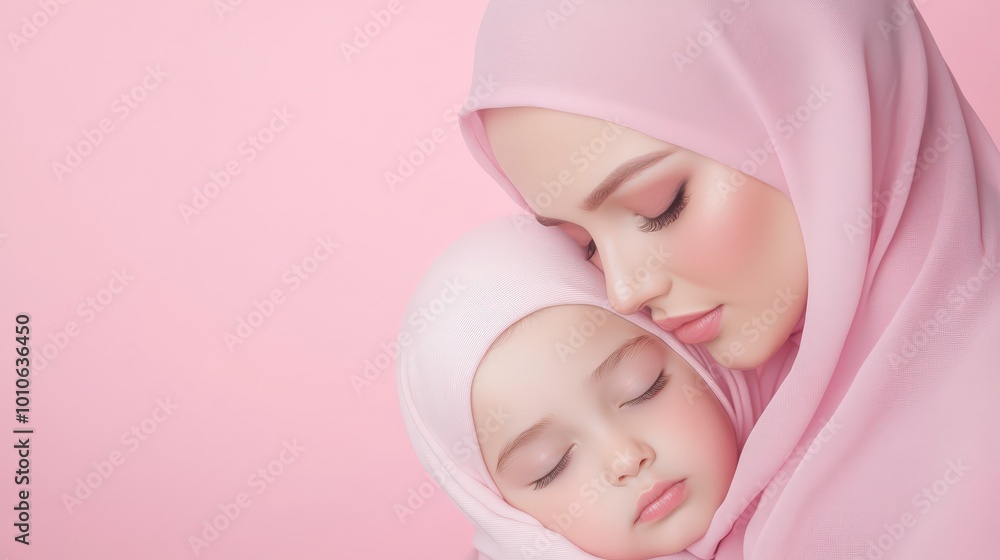 A woman is holding a baby in her arms A woman is holding a baby in her arms