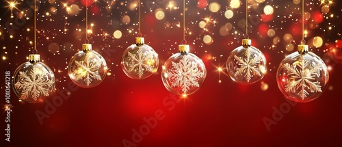 Christmas New Year background. Festive Xmas composition