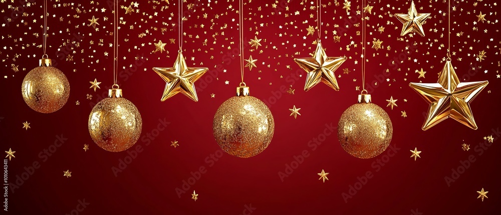 Christmas New Year background. Festive Xmas composition Christmas New Year background. Festive Xmas composition
