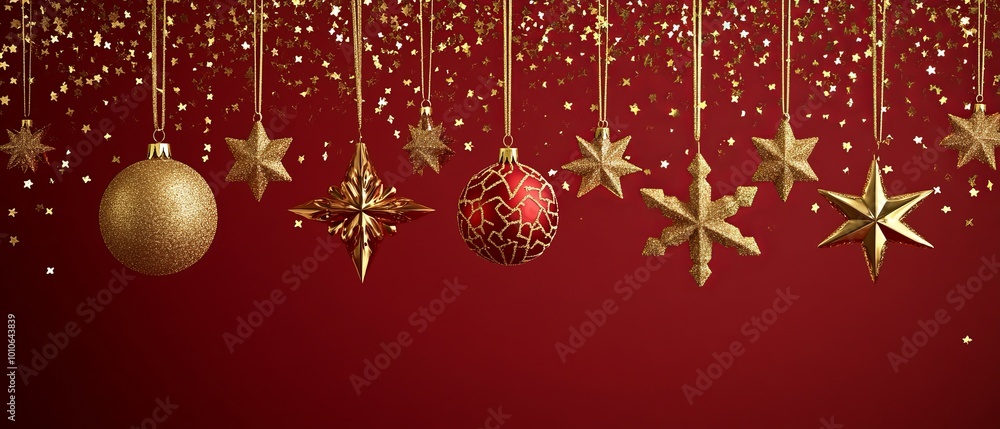 Christmas New Year background. Festive Xmas composition Christmas New Year background. Festive Xmas composition