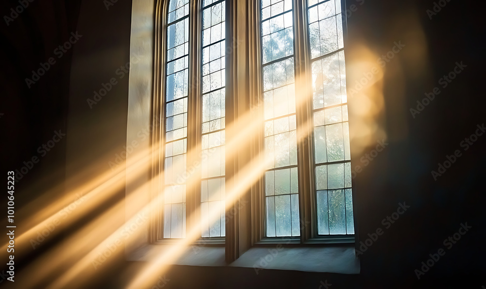 light going through a church window light going through a church window
