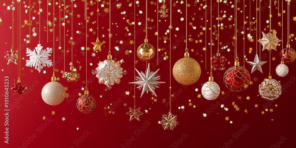 Christmas New Year background. Festive Xmas composition Christmas New Year background. Festive Xmas composition