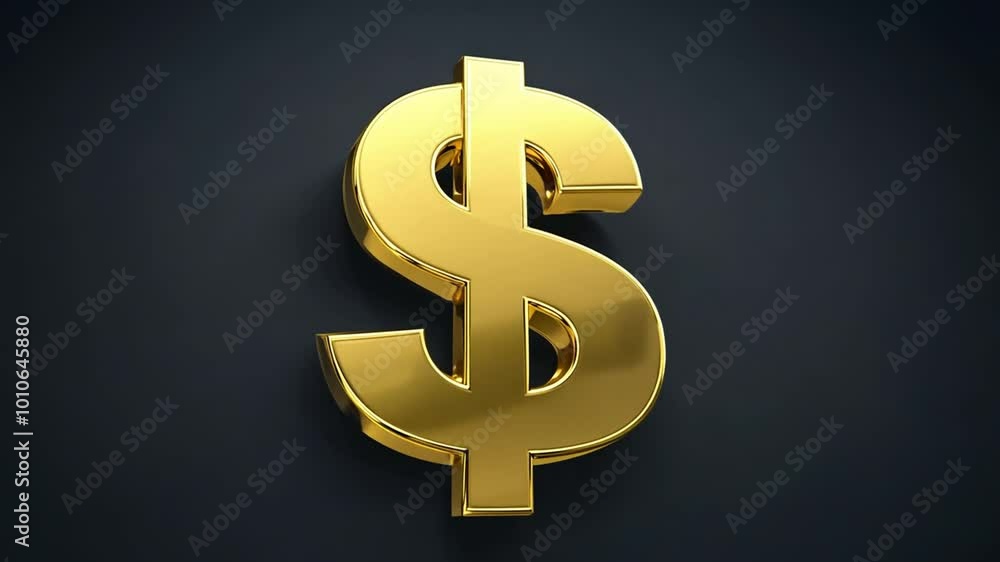 A golden dollar sign, symbolizing wealth, finance, and prosperity. Shiny and luxurious design, perfect for money-related content or promotions. A golden dollar sign, symbolizing wealth, finance, and prosperity. Shiny and luxurious design, perfect for money-related content or promotions.