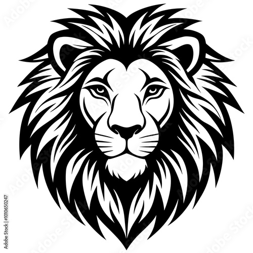 lion head illustration