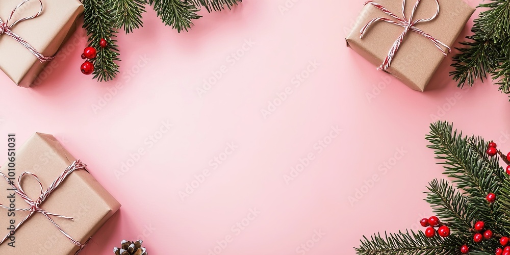 Christmas New Year background. Festive Xmas composition Christmas New Year background. Festive Xmas composition