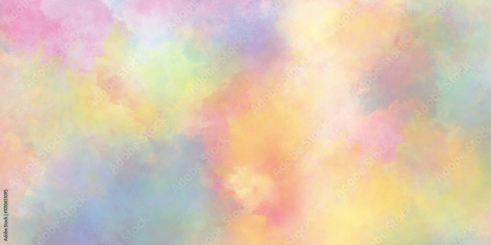 abstract watercolor background with pink and yellow blue color. Old grunge textures design, painted watercolor background on paper texture. abstract watercolor background with pink and yellow blue color. Old grunge textures design, painted watercolor background on paper texture.
