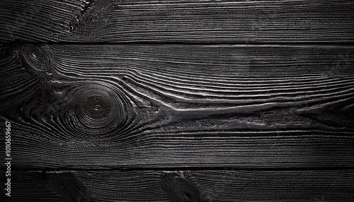black wooden background with place