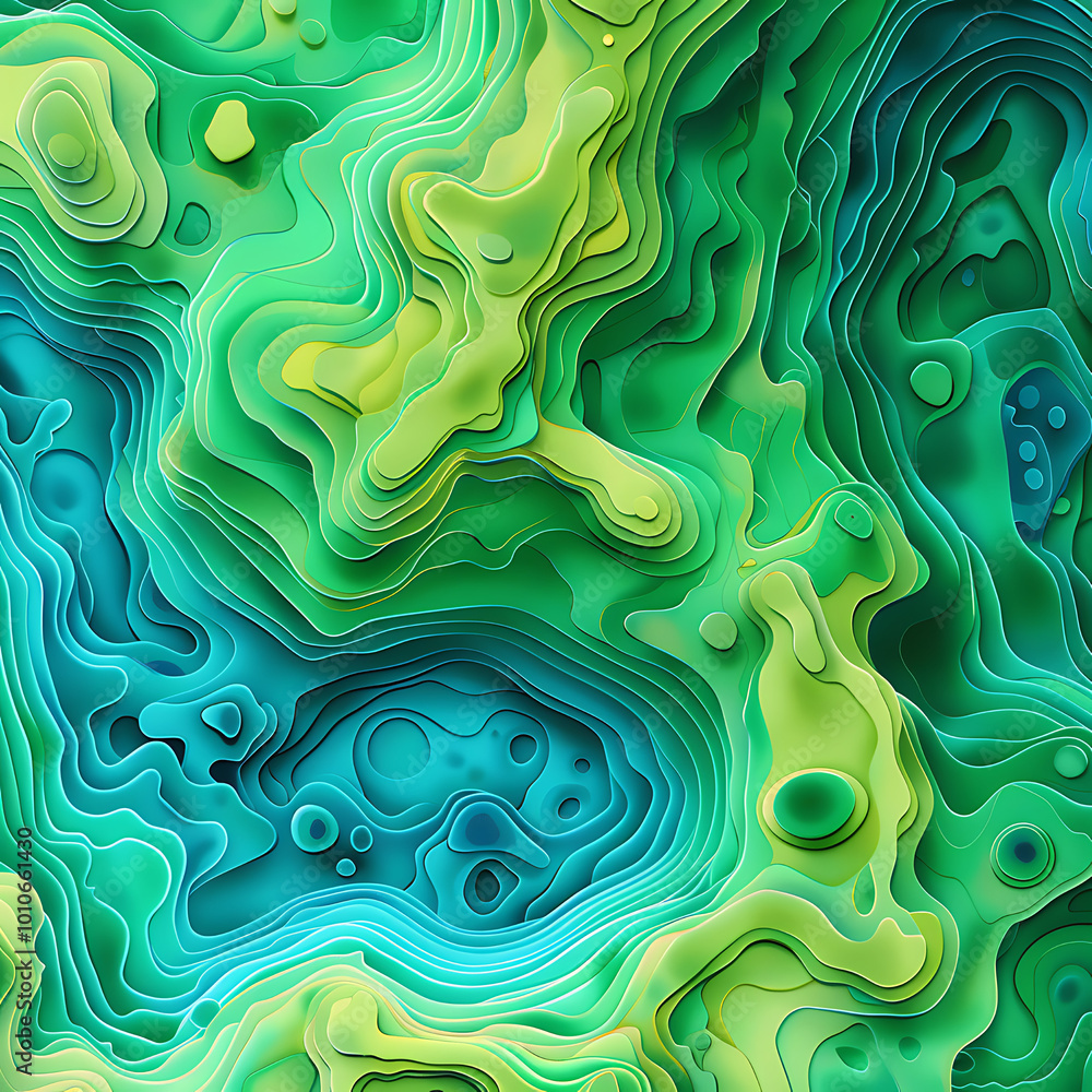 3D Topographic Map Background 3D Topographic Map Background