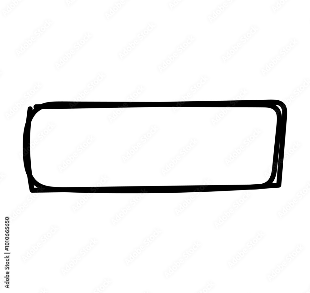 Rectangle frame line. square shape outline on hand draw style. empty black boxes. Rectangle borders collections. Doodle frames. Rubber square stamp imprint. vector illustration Rectangle frame line. square shape outline on hand draw style. empty black boxes. Rectangle borders collections. Doodle frames. Rubber square stamp imprint. vector illustration