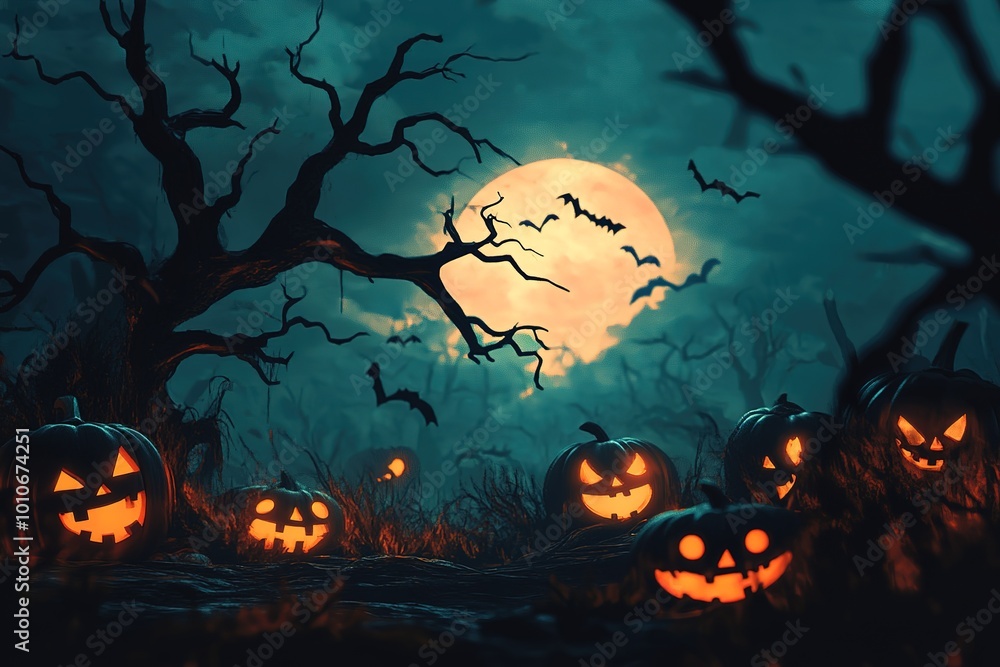 Creative Halloween Background Design for Festive Projects Creative Halloween Background Design for Festive Projects