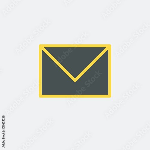 yellow mail icon