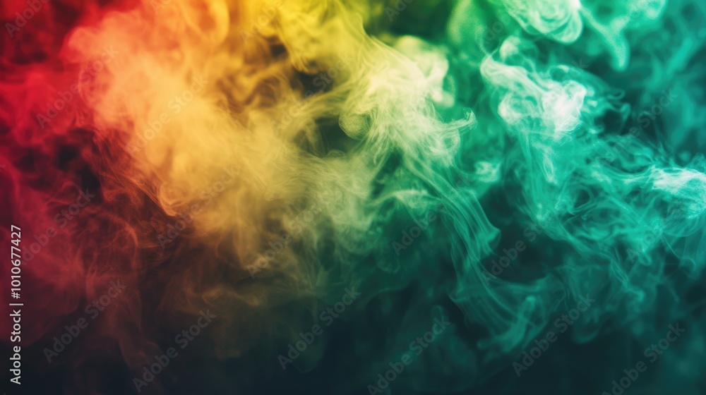 Obraz premium Colorful Smoke Abstract Background for Creative Use