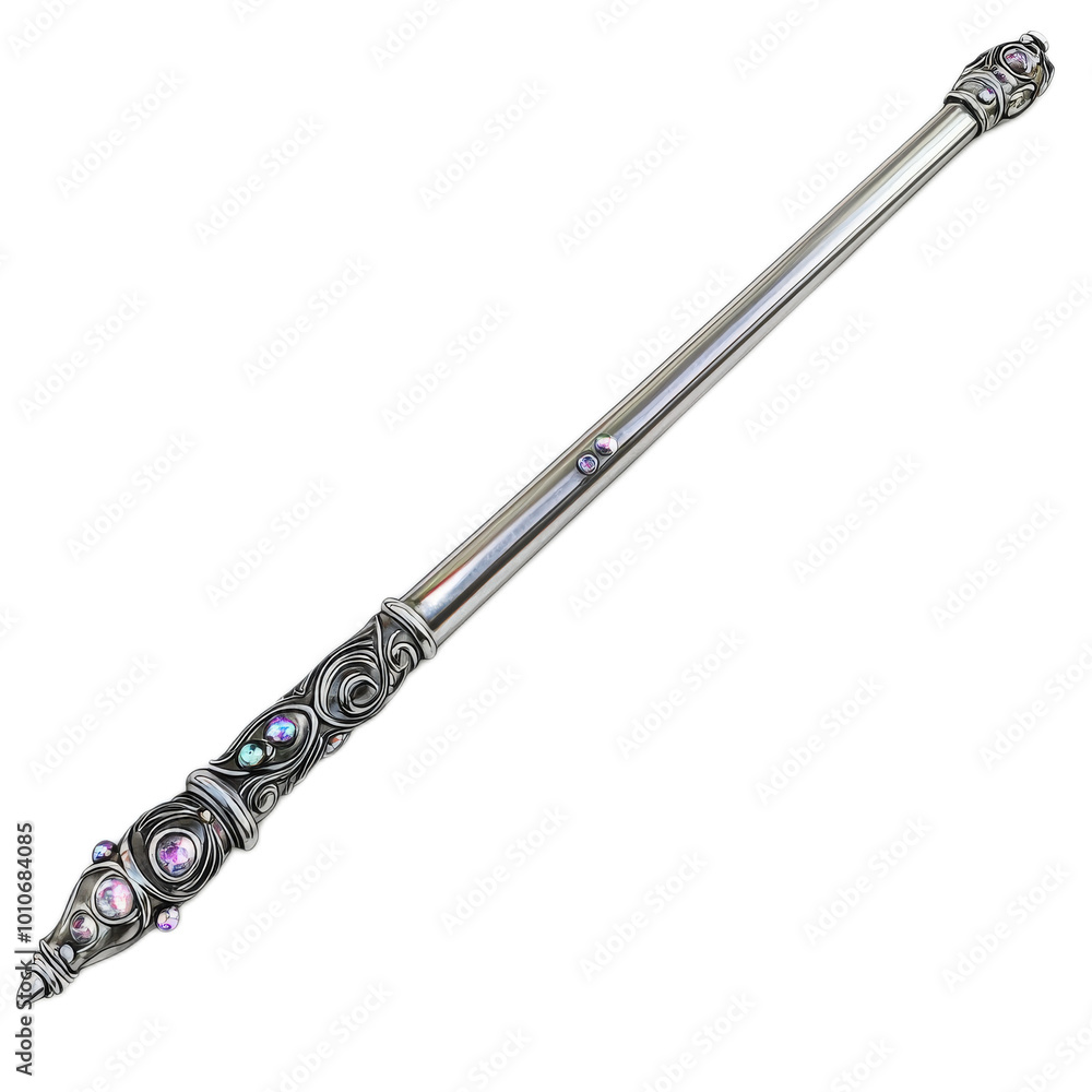 Colorful Magic Wand with Intricate Design Colorful Magic Wand with Intricate Design