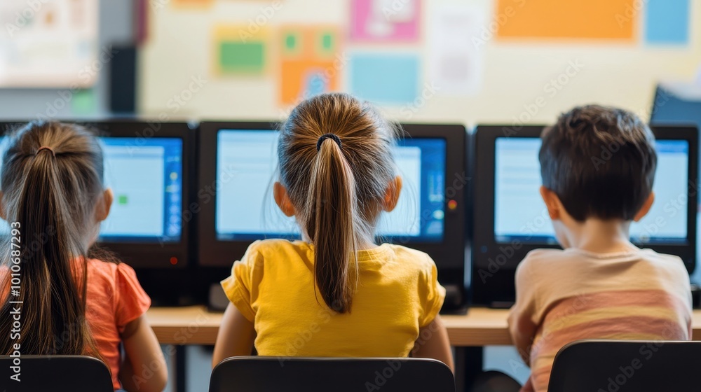Students Learning in a Computer Lab Students Learning in a Computer Lab