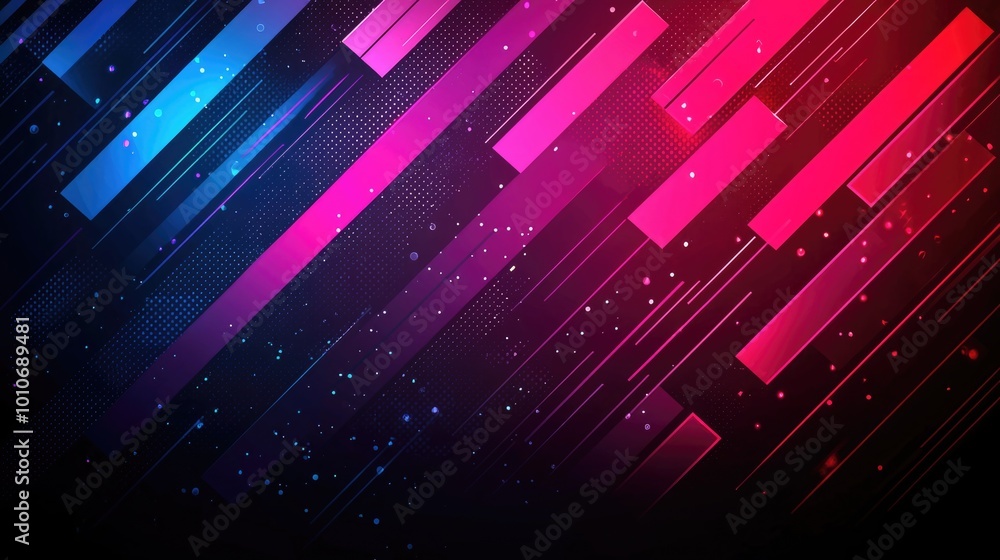 Abstract vibrant geometric background with dynamic lines Abstract vibrant geometric background with dynamic lines