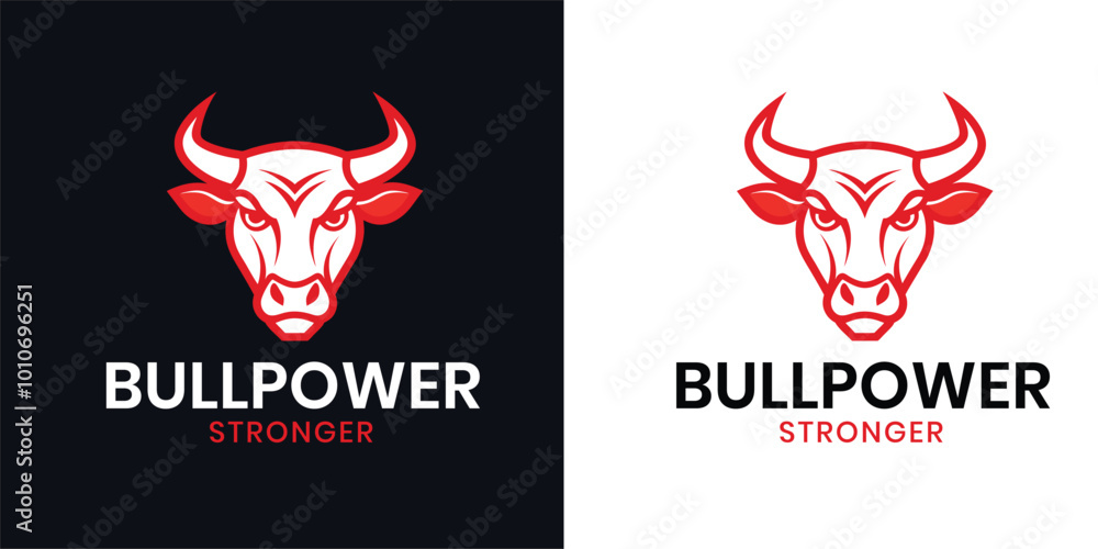 Bull mascot illustration and Mascot logo design Bull mascot illustration and Mascot logo design