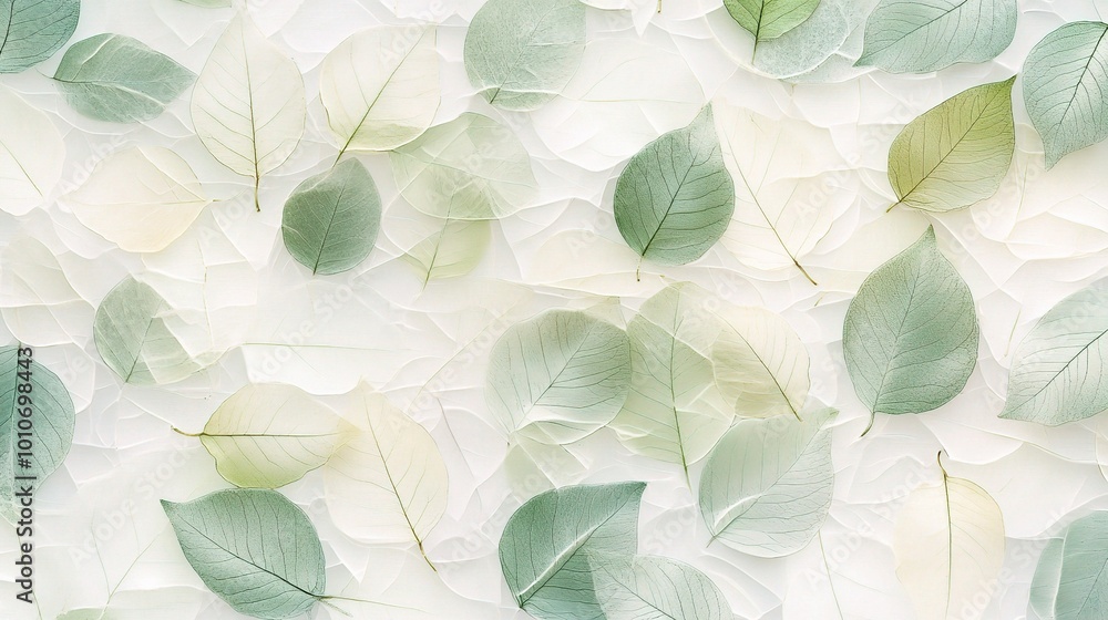 Soft Green Leaf Background for Nature Themes Soft Green Leaf Background for Nature Themes
