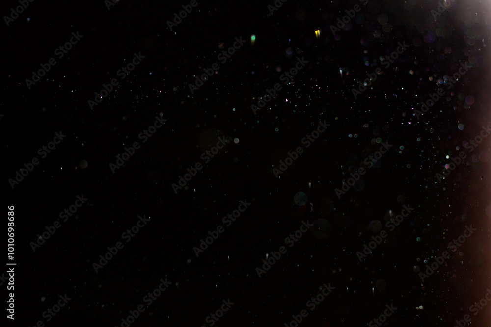 Dust Stock Image In Black Background Dust Stock Image In Black Background