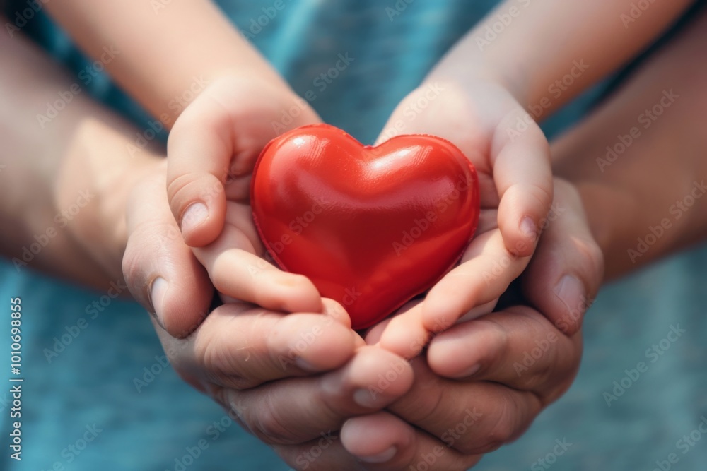 A group of family hands gently cradles a vibrant red heart, symbolizing support for heart health, organ donation, and the spirit of community engagement. A group of family hands gently cradles a vibrant red heart, symbolizing support for heart health, organ donation, and the spirit of community engagement.