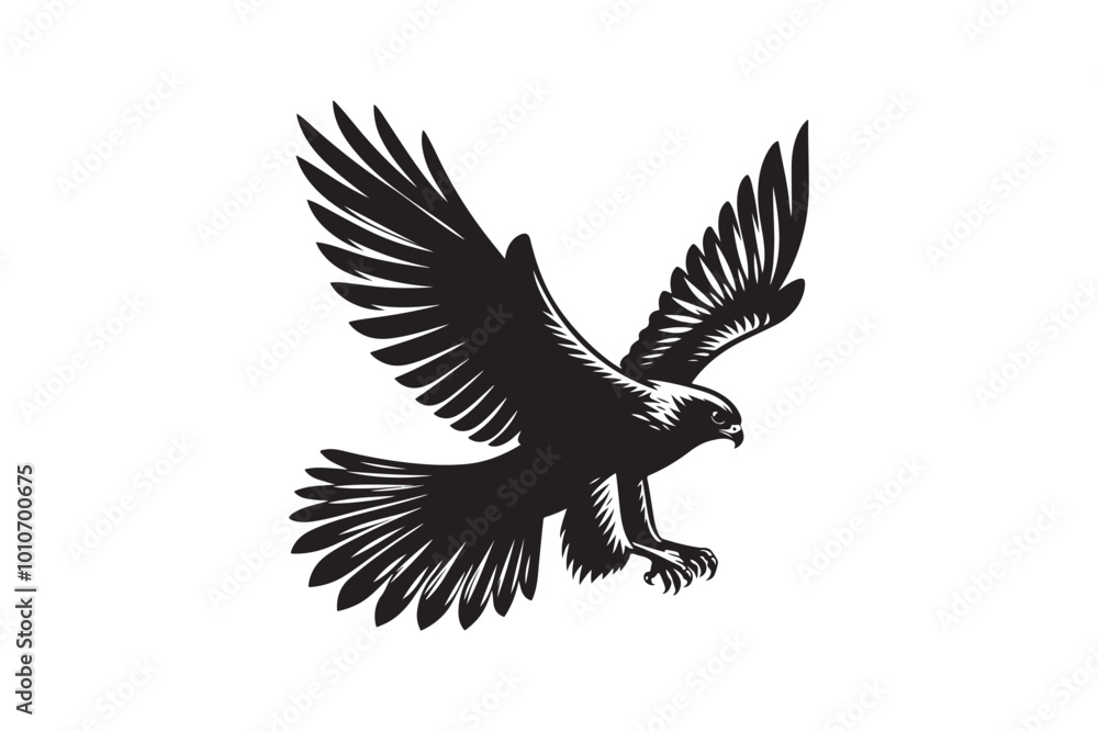 Falcon Silhouette vector illustration, Falcon Silhouette vector Falcon Silhouette vector illustration, Falcon Silhouette vector
